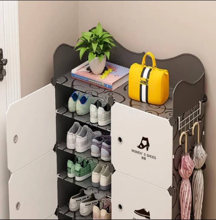 Range chaussure en plastique 24 paires