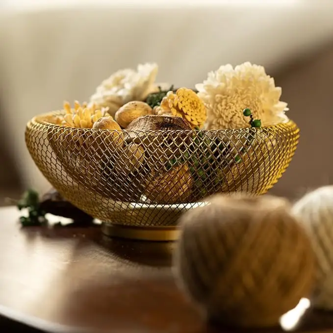 Panier fruits en metal